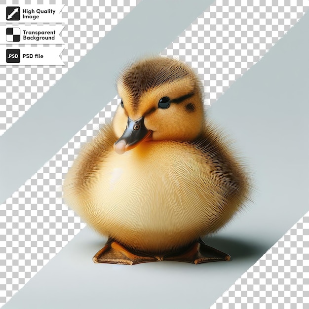 Psd duck isolated on transparent background