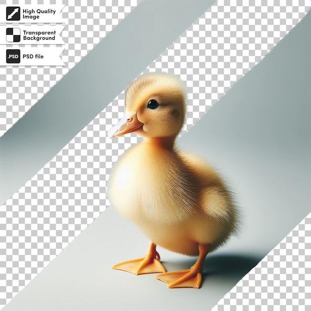 PSD psd duck isolated on transparent background