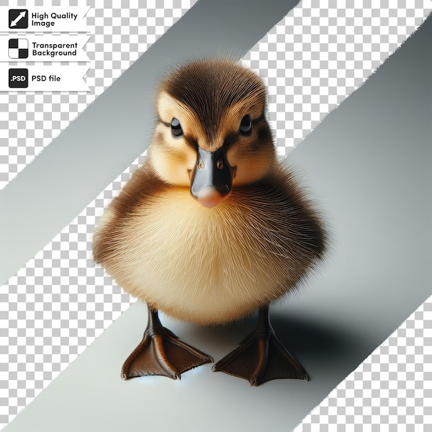 PSD psd duck isolated on transparent background