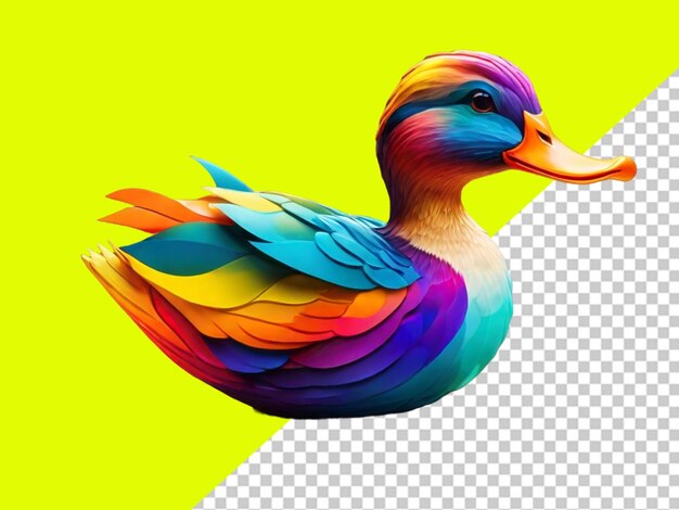 Psd of duck transparent background