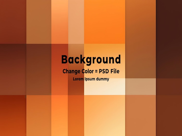 PSD psd dynamic orange background with abstract square shape minimal geometric background