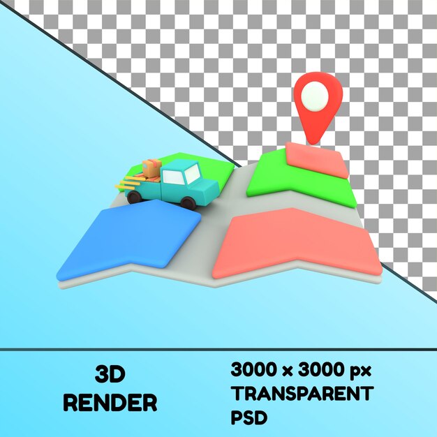 Psd e commerce 3d icon