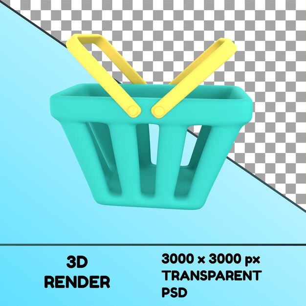 PSD psd e-commerce 3d-pictogram