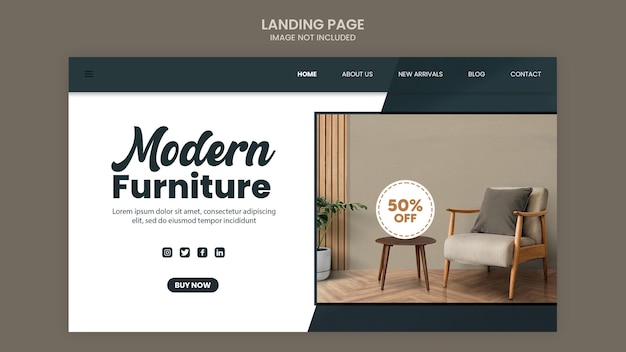 PSD psd e commerce landing page