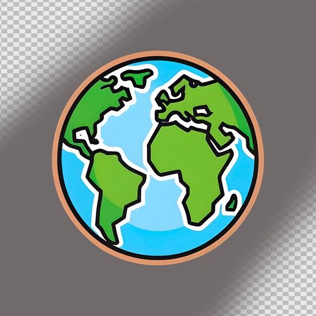 PSD psd earth globe