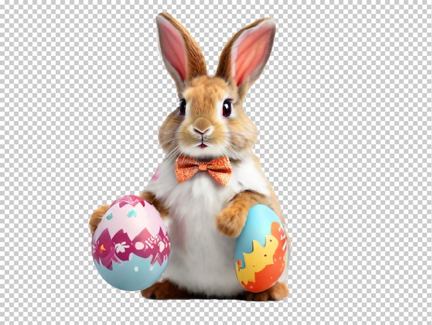 PSD psd costume del coniglietto di pasqua png su uno sfondo trasparente