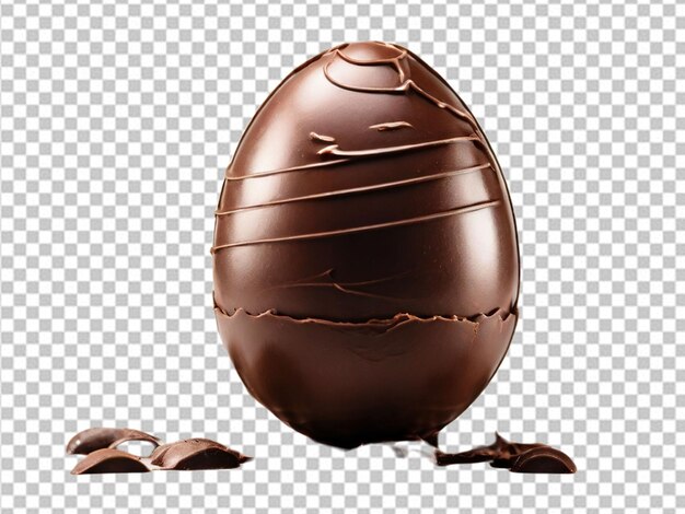 PSD psd di un uovo di cioccolato di pasqua