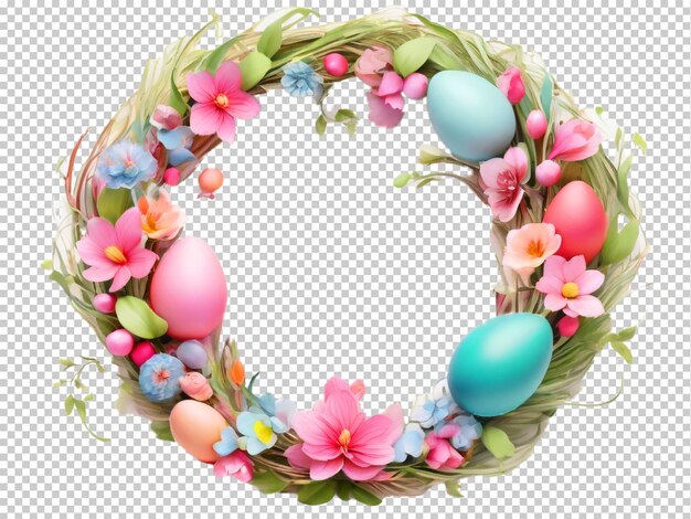 PSD psd easter egg decorations png on a transparent background