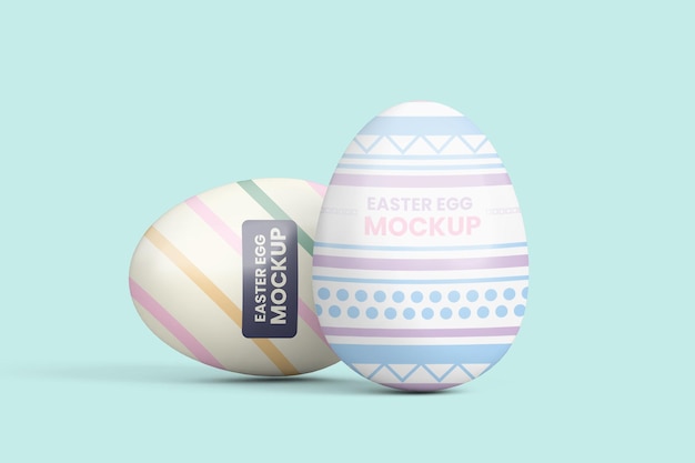 PSD mockup di progettazione dell'uovo di pasqua psd