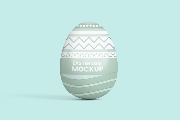 PSD mockup di progettazione dell'uovo di pasqua psd