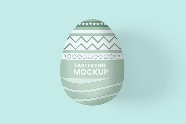 PSD mockup di progettazione dell'uovo di pasqua psd