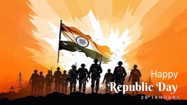 Psd editable happy 76th independence day of india illustration happy republic day 15th august