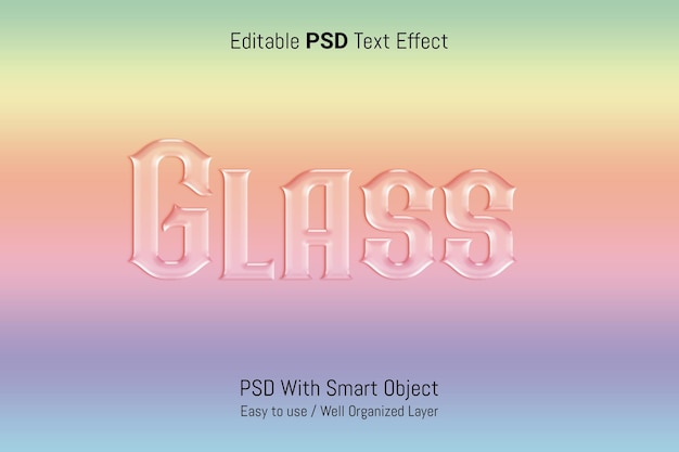 PSD psd editable text effect