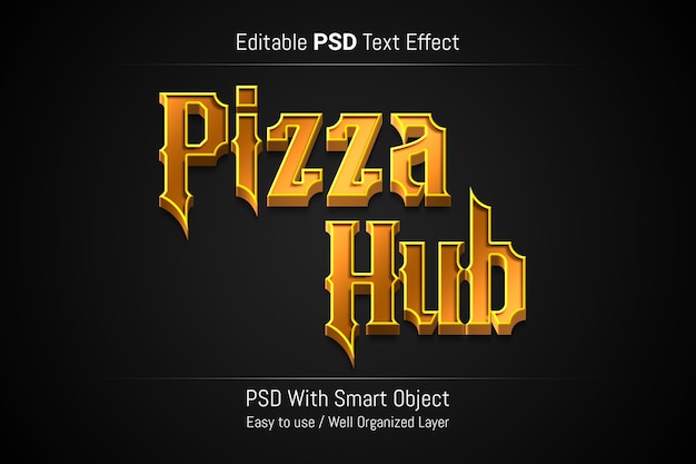 PSD psd editable text effect