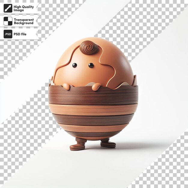 PSD psd egg humpty dumpty on transparent background