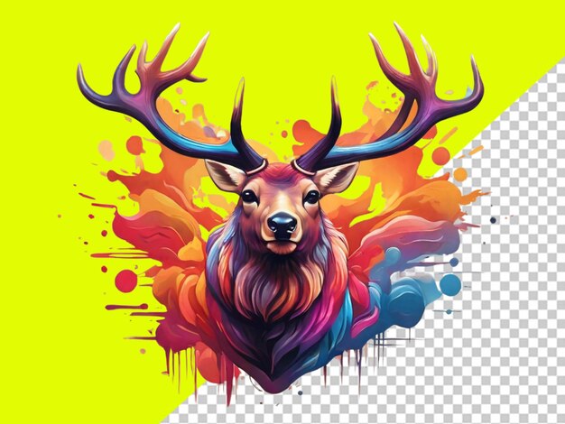 PSD psd of elk transparent background