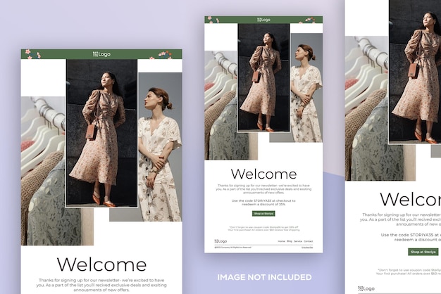 PSD email newsletter template