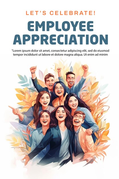 PSD psd employee appreciation day banner poster flyer