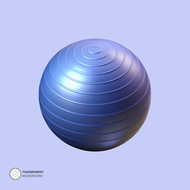 PSD psd exerciseball 3d icon illustration