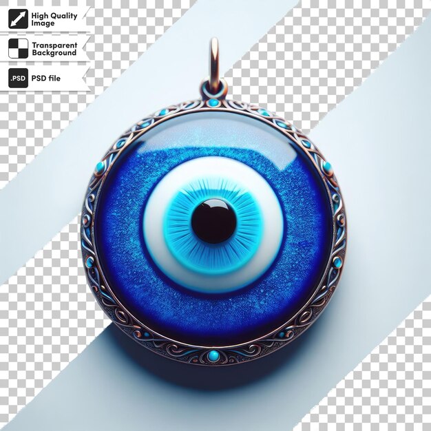 PSD psd eye from the evil eye on transparent background with editable mask layer