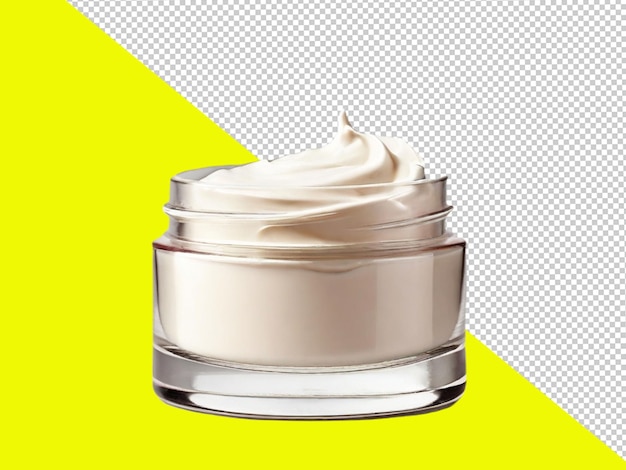 PSD psd of a face cream box on transparent background