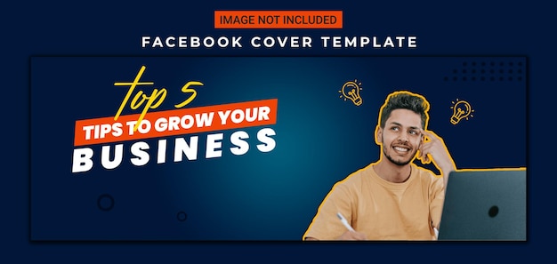 Psd facebook cover template for business related page fully editable