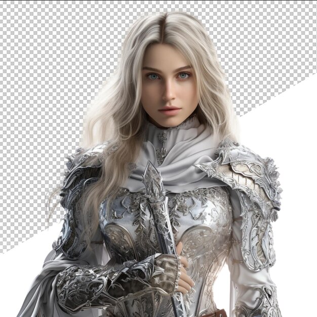 PSD psd fantasy woman warrior