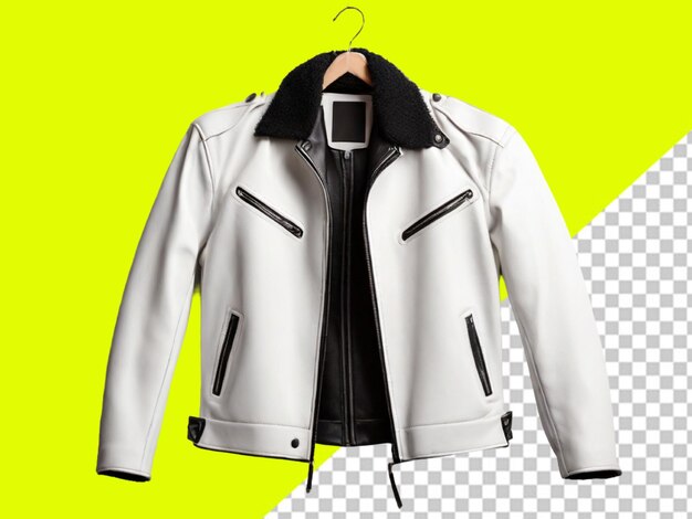 Psd of a female stylish jacket on a transparent background