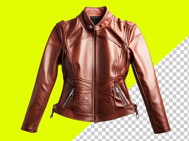 Psd of a female stylish jacket on a transparent background