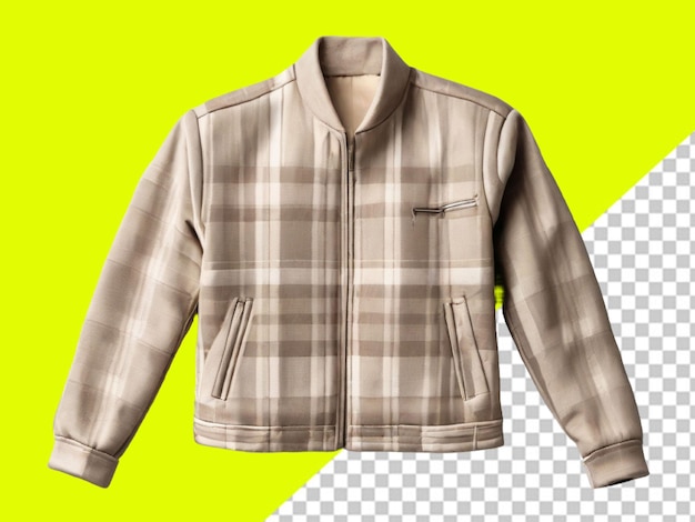 Psd of a female stylish jacket on a transparent background