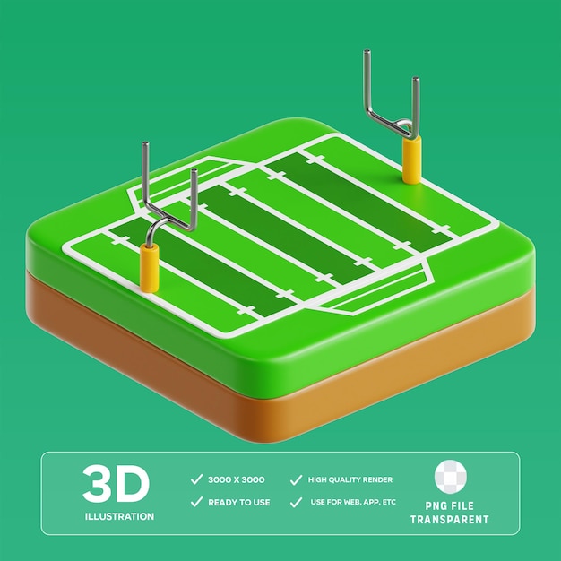 Иллюстрация полевой цели PSD 3D
