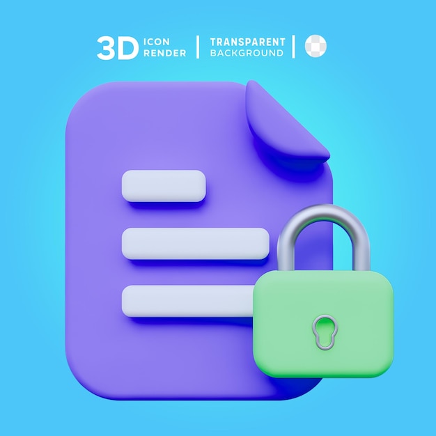 PSD psd-файл документа 3d-иллюстрация