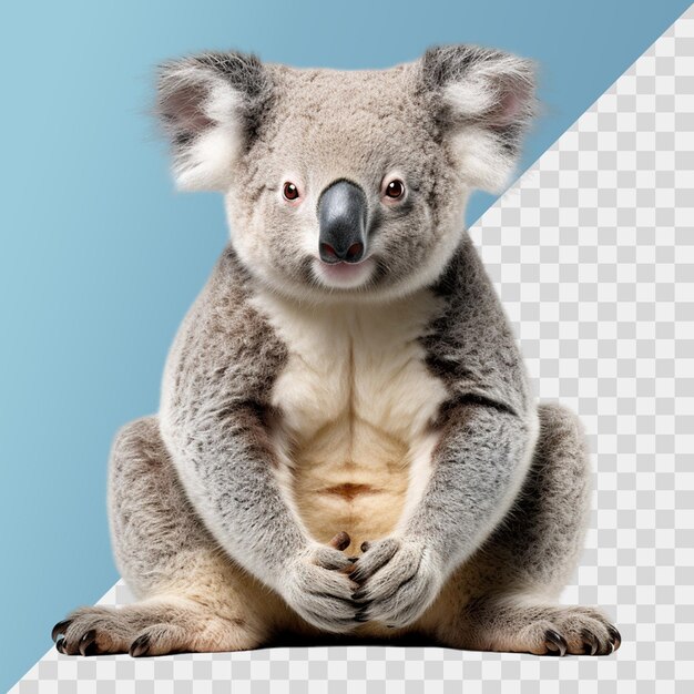 PSD psd file of sitting koala