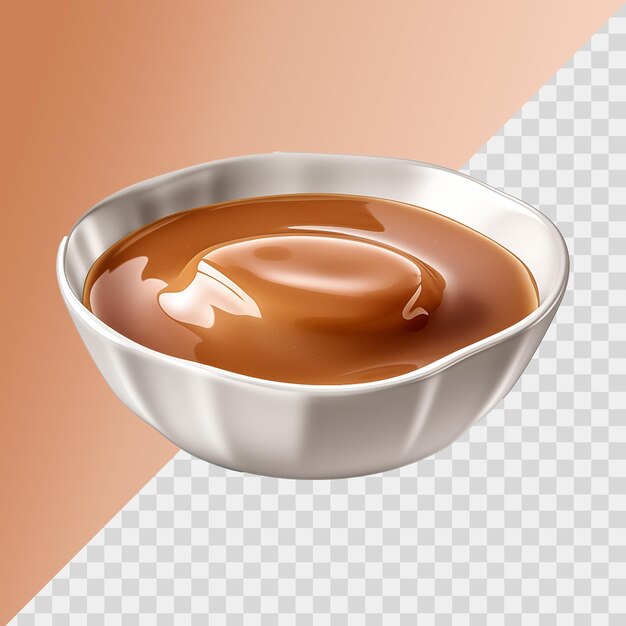 Psd file of spicy gravy silver bowl