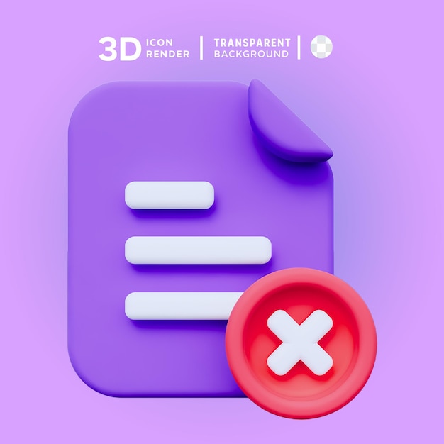 PSD psd files failed 3d illustration