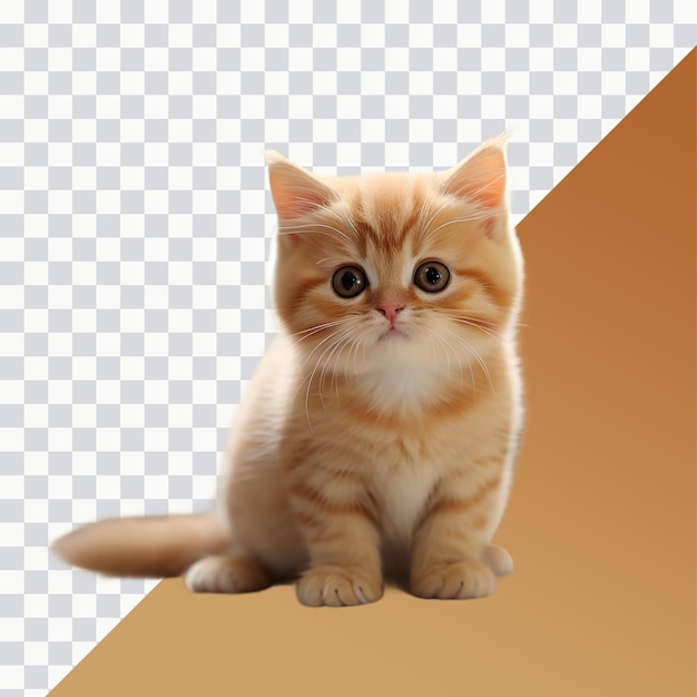 PSD Files reality Cat on transparent background