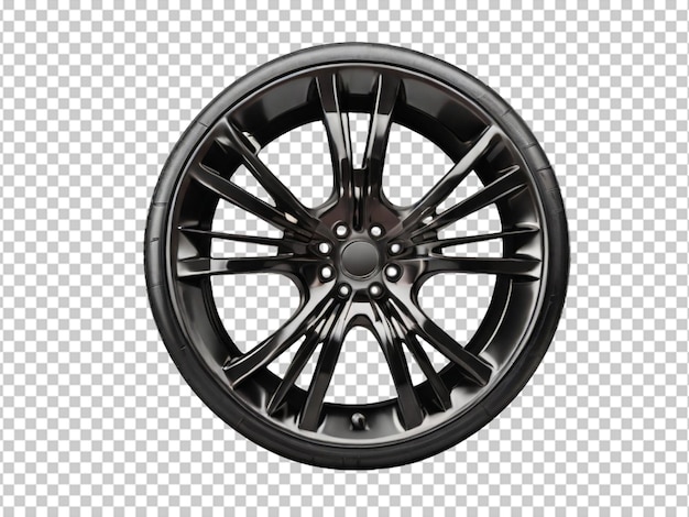 Psd of a fire car wheel