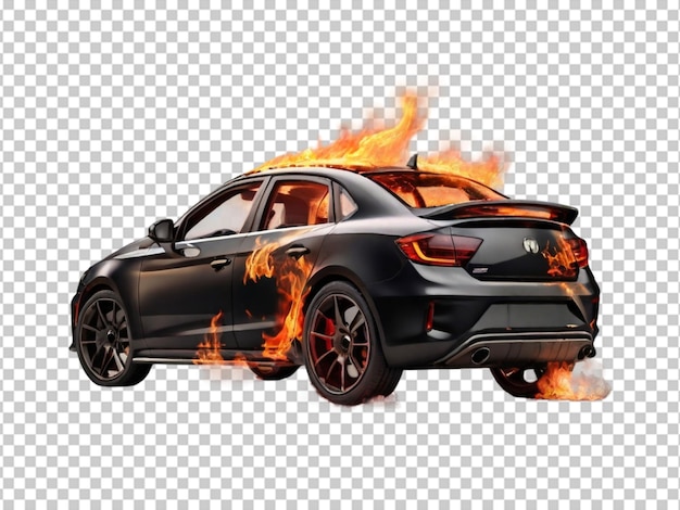 PSD psd of a fire car