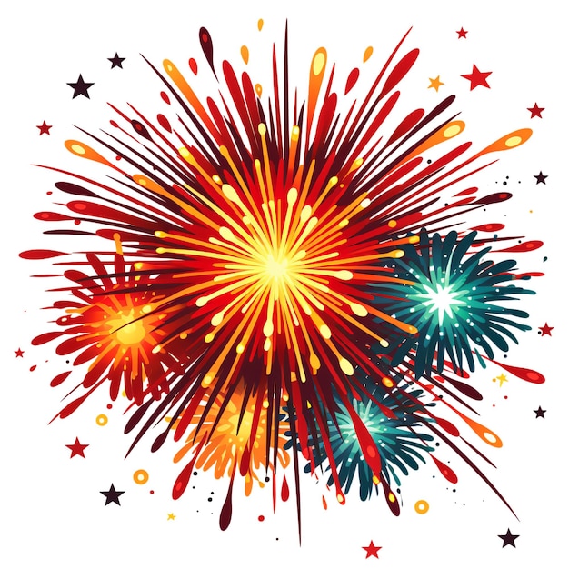 PSD psd fireworks transparent background