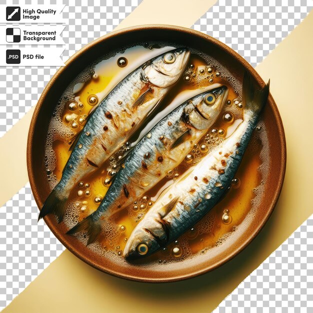 PSD psd рыба на тарелке с овощами и рисом на прозрачном фоне