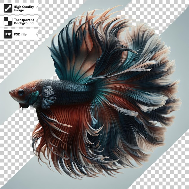 PSD fish on transparent background