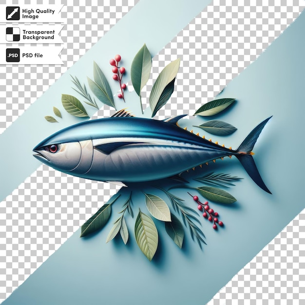 PSD psd fish on transparent background