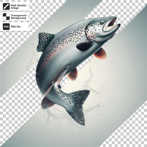 PSD psd fish on transparent background