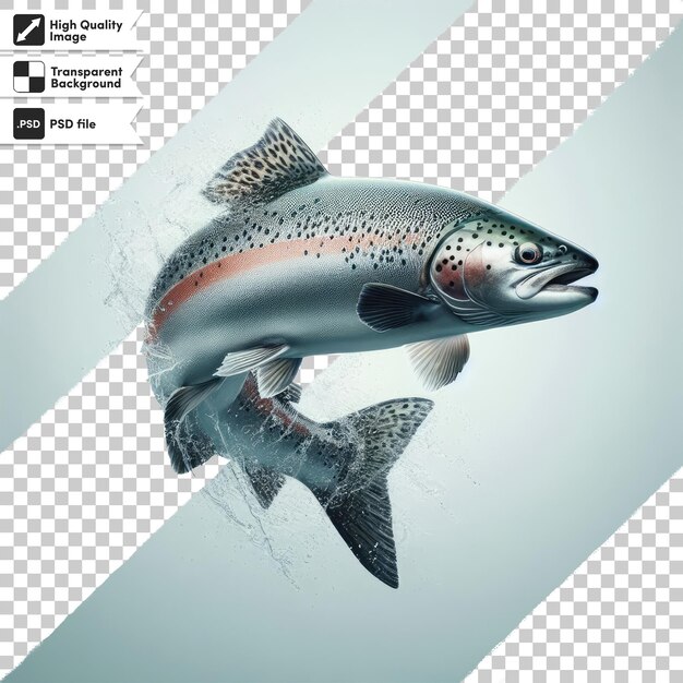 PSD psd fish on transparent background