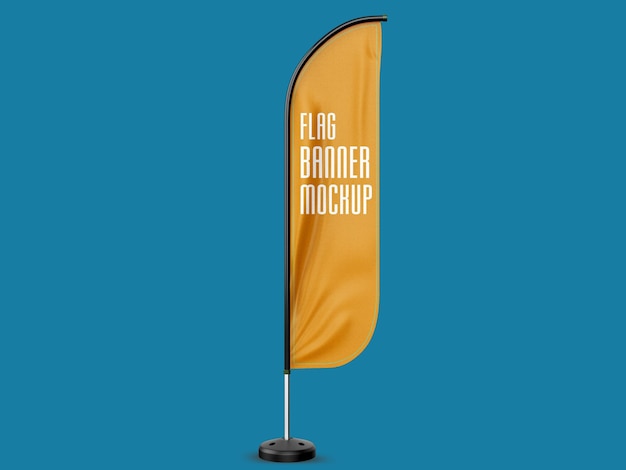 PSD psd flag banner mockup