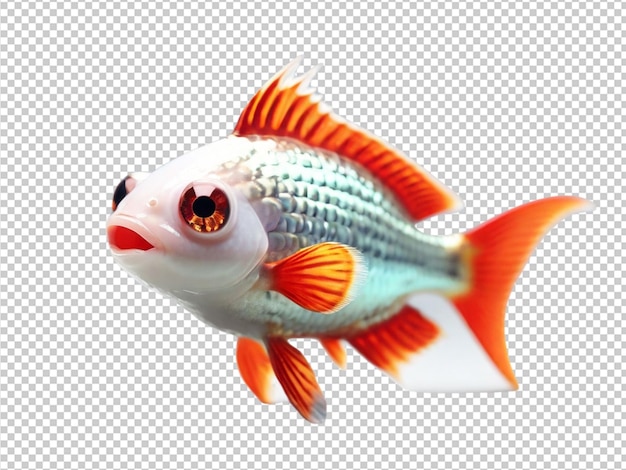 PSD psd of a flag fish on transparent background