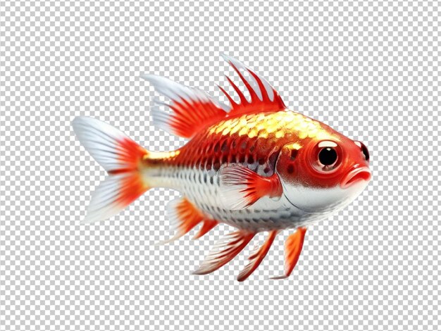 PSD psd of a flag fish on transparent background