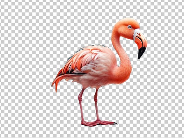 PSD psd of a flamingo