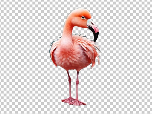 PSD psd of a flamingo