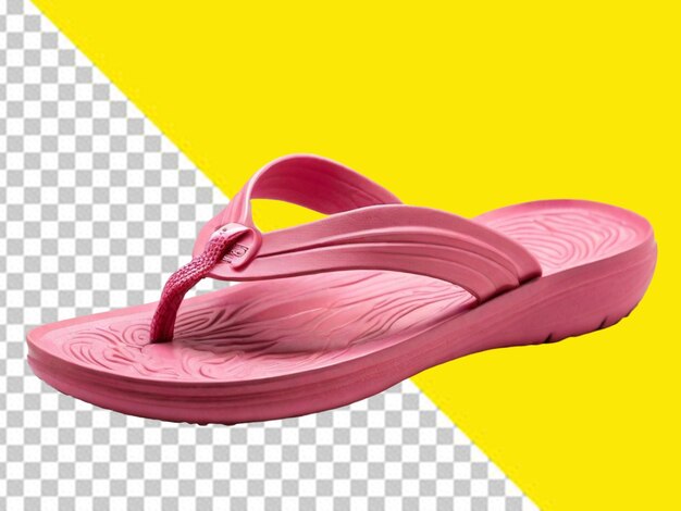 PSD psd of a flip flop shoes on a transparent background